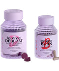 Lemme Debloat And Burn - Metabolism Bloat Support Gut Health & Weight Management With Clinically Studied Probiotics Prebiotics Green Tea Extract Vitamins B6 & B1 - Gluten-Free 60 Count Ea
