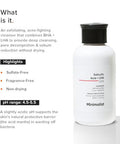 Minimalist Face Wash For Oily Acne Prone Skin | Salicylic Acid 2% Anti Acne Face Cleanser With Lha & Zinc | Sulphate Free Gentle Bha Liquid Exfoliant | For Women & Men | 3.4 Fl Oz / 100 Ml