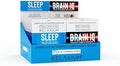 Relaxium Sleep & Brain Iq Capsules " Travel Pack " Doctor Formulated Sleep Aid & Nootropic Brain Support " Melatonin Gaba Ashwagandha " Focus & Rest Support " 24 Pouches 6Ct Each