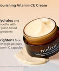 Melixir Mandarin Vitamin Ce Hydration Cream, Niacinamide & Panthenol, Vitamin Capsules For Skin Radiance & Uneven Tone, Daily Face Moisturizer For Dry And Dull Skin, Korean Skincare (1.0 Fl.Oz./30Ml)