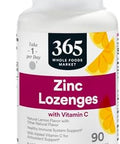 365 By Whole Foods Market, Lounceenges Zinc Vitamin C, 90 Count