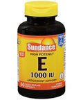 SunDance Vitamins High Potency E 1000 IU 60 Softgels Each (3)