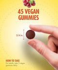 Sundance Iron Gummies Plus B-Vitamins 45 Vegan Gummies Grape Flavor Vegan, Non-Gmo, And Gluten Supplement