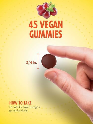 Sundance Iron Gummies Plus B-Vitamins 45 Vegan Gummies Grape Flavor Vegan, Non-Gmo, And Gluten Supplement