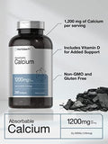 Horbaach Calcium 1200 mg with Vitamin D3 240 Softgels 5000 IU Vitamin D3 Absorbable Calcium Supplement for Women and Men NonGMO Gluten Free