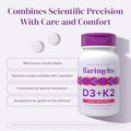 Barimelts Vitamin D3 + K2-90 Fast-Dissolving Tablets (3-Month Supply) - Bariatric Vitamins For Women With Vitamin D3 5000 Iu And K2 As Mk-7, Natural Apple Flavor