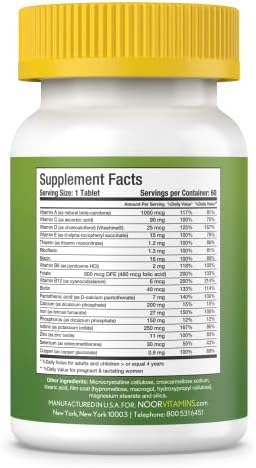 Noor Vitamins Halal Womens Multivitamin and Mineral I Once Daily Vitamin Supplement I Vegan Supports Energy Immunity Metabolism Healthy Appearance and Stages of Motherhood I 2Month Supply