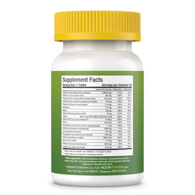 Noor Vitamins Halal Womens Multivitamin & Mineral I Once Daily Vitamin Supplement