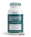 MacuHealth Magnesium Glycinate and LThreonate 145mg 90 Capsules Highly Absorbable Magnesium for Energy Calm and Focus Gentle on Stomach Vegan NonGMO Premium Chelated Magnesium Supplement