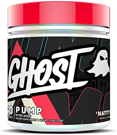 Ghost Pump Nitric Oxide Powder Pineapple 40 Servings Sugar & Stim Preworkout Supplements Lcitrulline Arginine Nitrate & Lglutathione Soy & Gluten Vegan