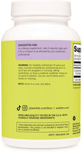 Wellah Creatine Monohydrate Capsules (3000 Mg) 120 Capsules - Micronized Creatine 30 Servings