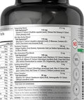 Horbaach Mens Multivitamins 50 Plus 60 Caplets with Calcium Magnesium Vitamin A B C D and E 50+ Advanced Formula NonGMO and Gluten Free Supplement