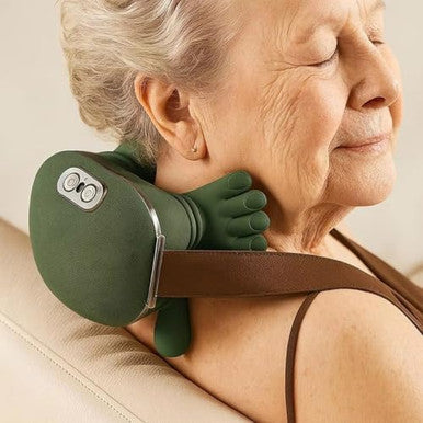 Dexmary Shiatsu Neck Massager With Heat 4D Kneading & Deep Tissue Massage For Neck And Back Portable Wireless Massager For Shoulder Pain Relief At Home Office And Car