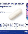 Pure Encapsulations Potassium Magnesium aspartate 90 vcaps