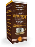 Perk Energy Original Chai Latte Flavored Drink Powder (10 Servings Stickpack) Gluten Peanut Soy
