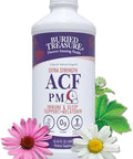 Buried Treasure Acf Extra Strength Pm 16 Oz 16 Servings Nighttime Immune Support With Melatonin Vitamin C Ecea Herbal Extracts Essential Nutrients