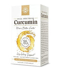 Solgar Full Spectrum Curcumin - 105 Licaps - Superior Absorption - Brain Joint & Immune Health - Vegan Gluten-Free Non-Gmo Dairy Free 105 Servings