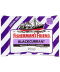 Fisherman'S Friend Fishermans Friend Blackcurrant Flavour Lozenges With Sweeteners 25G-Pack-Of 12 By Fishermans