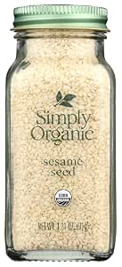 Unpretentious White Sesame Seeds, 1 Gallon, Hulled, Natural, Mild Nutty Flavor