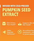 Pumpkin Seed Oil - USDA Organic - Cold Pressed for Hair, Prostate, and Hormone Support - 2 Month Supply - Liquid Drops for Men and Women - Vegan, Non-GMO, and Gluten Free - Unflavored, 1 Fl Oz