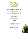 Stevita Organic Stevia 8 oz Pouch AllNatural Stevia Extract Natural Sweetener No Calories USDA Organic NonGMO Vegan Kosher Keto Paleo Gluten 454 Servings