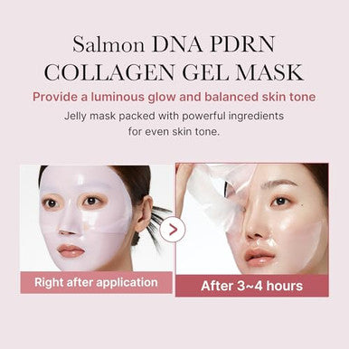 Medicube Holiyday Gifts Daily Skincare Duo For Uneven Skin - Deep Vitamin C Golden Capsule Face Moisturizer + Salmon Dna Pdrn Pink Collagen Jelly Gel Mask I Stocking Stuffers For Women, Gifts For Her