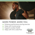 Double Wood Supplements Nitric Oxide Supplement (Stim Pre Workout) 180 Capsules
