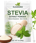 7 oz Pure Stevia Extract Powder Highly Concentrated Stevia Powder Sweetener Zero Calorie No Additives Natural Sugar Alternative for Drinks Baking & Desserts Includes Measuring Scoop