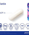Pure Encapsulations Biotin 8 mg 60 vcaps