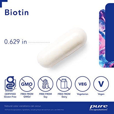 Pure Encapsulations Biotin 8 mg 60 vcaps