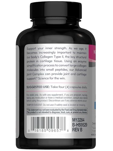 Neocell Joint Complex Supplement 120 Capsules Plus Hyaluronic Acid Collagen Type Ii Advanced Formula