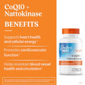 Doctor'S Best Coq10 100 Mg Nattokinase 2000 Fu Supplement - Coenzyme Q10 And Nattokinase Caps For Men & Women Supports Heart Health & Circulation Support Gluten Free Vegan 60 Veg Capsules