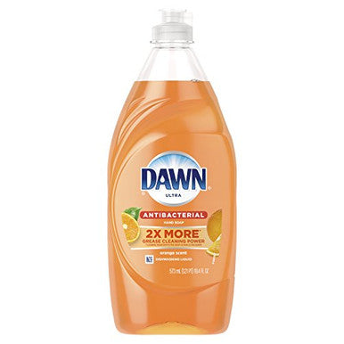 Dawn Ultra Antibacterial Hand Soap Dishwashing Liquid Dish Soap Orange 19.4 Oz (Packaging May Vary)