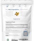 Micro Ingredients L Methylfolate 15Mg 240 Softgels Active 5-Mthf With B6 & Methyl B12 Methylated Vitamin B9 With Coconut Oil