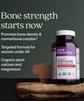 New Chapter Calcium Supplement Organic Plant Calcium for Women Under 40 with Vitamin D3 for Absorption + Vitamin K2 + Magnesium Vegetarian Gluten Free 60 Count