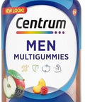 Centrum Multigummies Gummy Multivitamin For Men, Multivitamin/Multimineral Supplement With Selenium, Antioxidants And Vitamin D3, Assorted Fruit Flavor - 170 Count