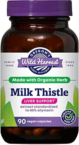 Oregons Wild Harvest Milk Thistle Organic 90 Caps