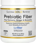 California Gold Nutrition Prebiotic Fiber Plus Turmeric Extract Organic Ginger Extract And Boswellia Extract 6.7 Oz (189 G)
