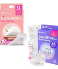 Dweasyderm Easyderm Quick Calming Magnesium Patches With Tweezers & Ampoule(10Ea)+Real Calming Microdart Pimple Patches Clear Nano Micropoint Acne Dark Spot Care(12Ea)