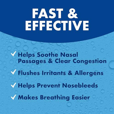 Arm & Hammer Simply Saline Daily Care Nasal Mist 4.4Oz Saline Nasal Spray Drug-Free 2-Pack