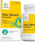 Terry Naturally Hair Re Formula Healthy Hair Growth Supplement With Biotin B Vitamins & Zinc Millet Seed Oil For Keratin Production Support & Stronger More Radiant Strands 60 Softgels