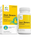 Terry Naturally Hair Renew Formula Healthy Hair Growth Supplement with Biotin B Vitamins and Zinc Millet Seed Oil for Keratin Production Support and Stronger More Radiant Strands 60 Softgels