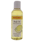 Burts Bees Body Oil - Lemon And Vitamin E Unisex Oil 5 Oz White