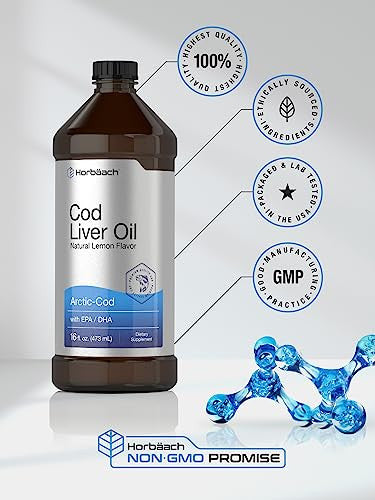 Horbaach Arctic Cod Liver Oil With Epa/Dha 16 Fl Oz