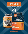 Body Fortress 100% Whey Protein Powder Vanilla & Chocolate 3.9Lbs (Packaging May Vary)