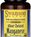 Swanson Albion Chelated Manganese 10 Milligrams 180 Capsules