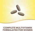 NatureS Way Alive Max3 Potency WomenS Complete Multivitamin Supports Energy Metabolism Heart and Bone Health With BVitamins Including Methylated B12 And Folate 90 Tablets
