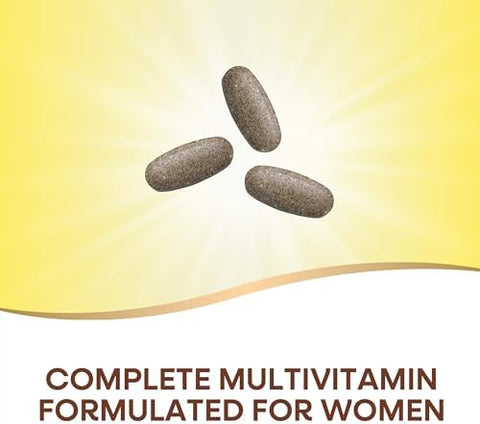 NatureS Way Alive Max3 Potency WomenS Complete Multivitamin Supports Energy Metabolism Heart and Bone Health With BVitamins Including Methylated B12 And Folate 90 Tablets
