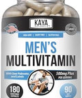 Kaya Naturals Multivitamin For Men - Men'S Prostate Multivitamin - Multi Mineral Daily Supplement - Pills For Men - Supports Healthy Prostate - Vitaminas Para Hombres - 60 Veggie Capsules