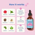 JoySpring Genius Drops and Vitamin C School Backup Bundle Kids Vitamins Naturally Sourced NonGMO NonAlcoholic Liquid Formula Immunity Health Support Vegan and Vegetarian Supplement Drops